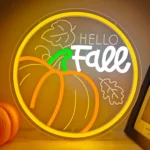 Neon Hello Fall 1