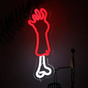 Seton Hand Neon Sign, USB, 62 LED, Modules d'Halloween, Décoration murale, Chambre d'enfant, Cadeau de fête 1