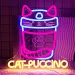 Neon Cat-Puccino 1