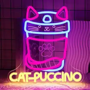 Accueil (26) - La Boutique du Néon Neon Cat-Puccino 1