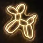 Neon Chien Ballon 2