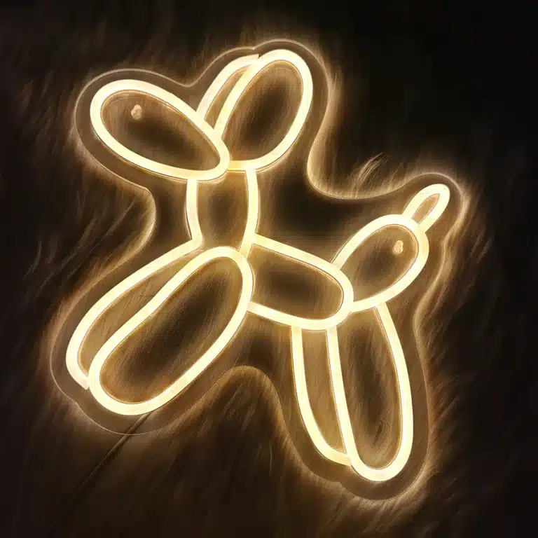 Neon Chien Ballon 2