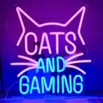 Neon Cats and Gaming 1