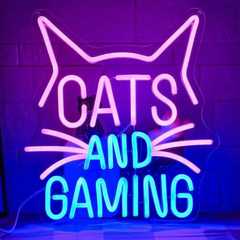 Neon Cats and Gaming 1