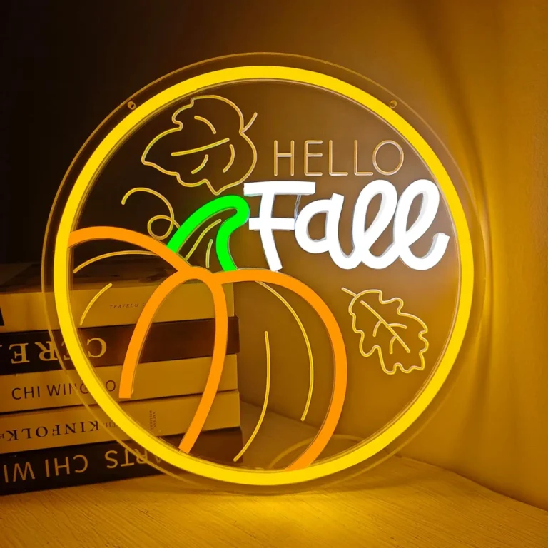 Neon Hello Fall 2