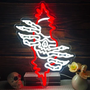 Neon Squelette Fissure 1