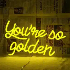 Accueil (24) - La Boutique du Néon Neon You're so Golden 1