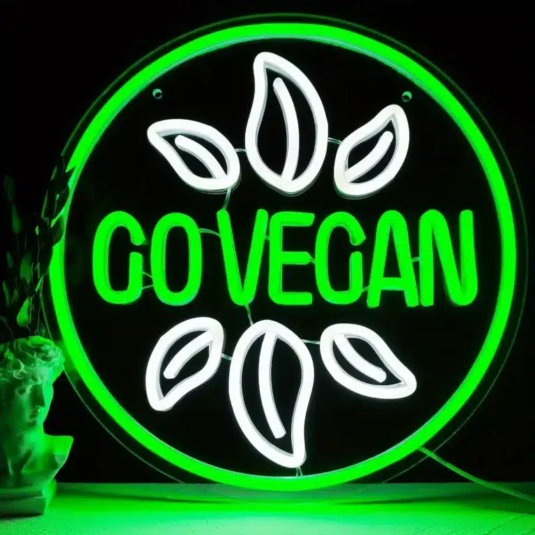 Neon Go Vegan 1