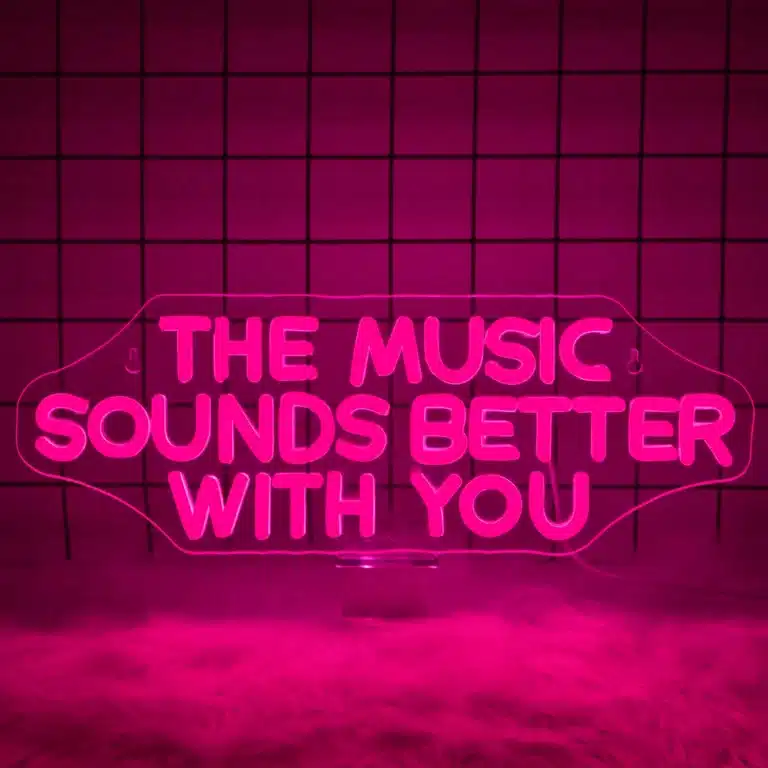 Neon The Music Sounds Better With You 1
