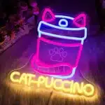 Neon Cat-Puccino 2