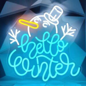 Neon Hello Winter