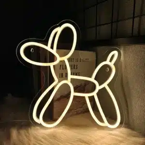 Neon Chien Ballon 1