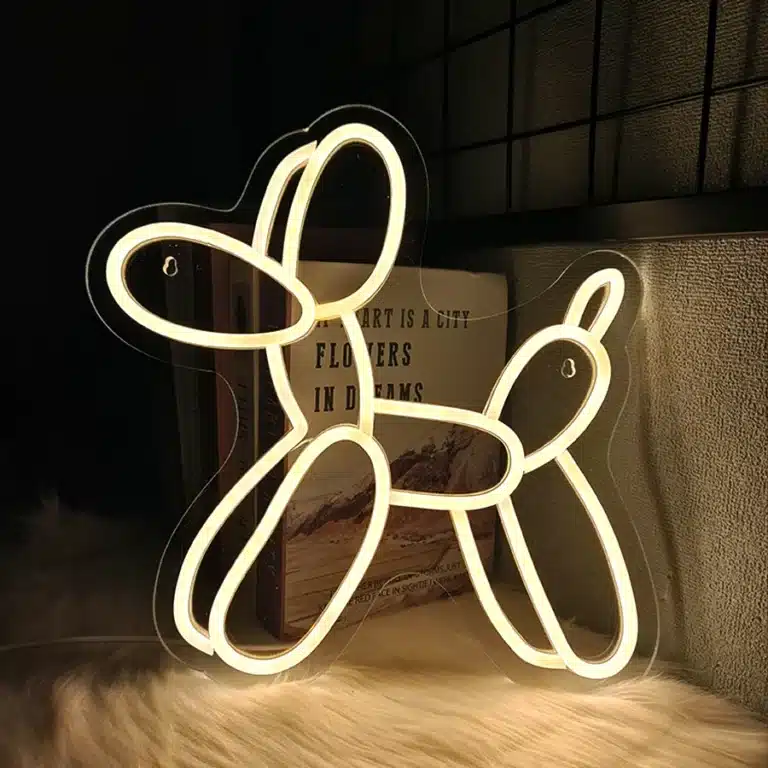 Neon Chien Ballon 1