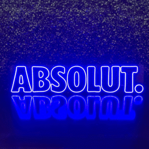 Neon Absolut Vodka