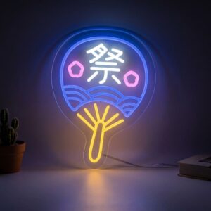 Neon Eventail Japonais