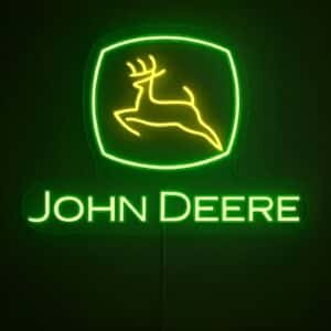 Neon John Deere