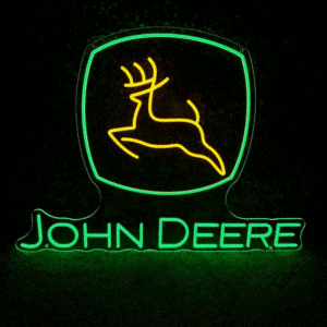 Neon John Deere
