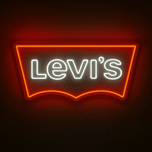 Neon Logo Levi's