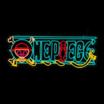 neon logo one piece
