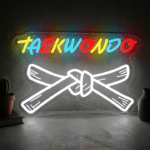 neon taekwondo