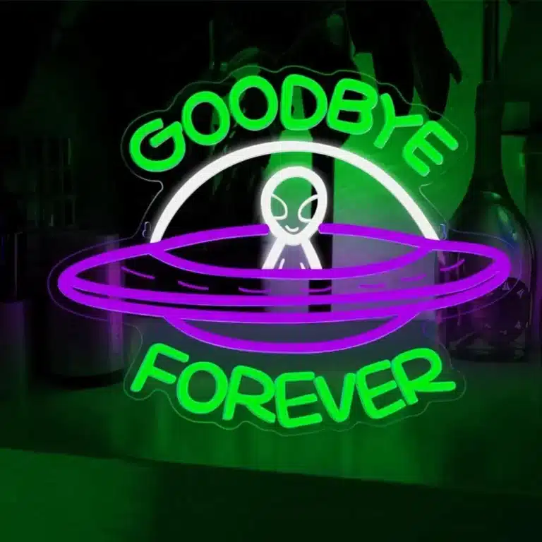 Neon Goodbye Forever Soucoupe Volante 2