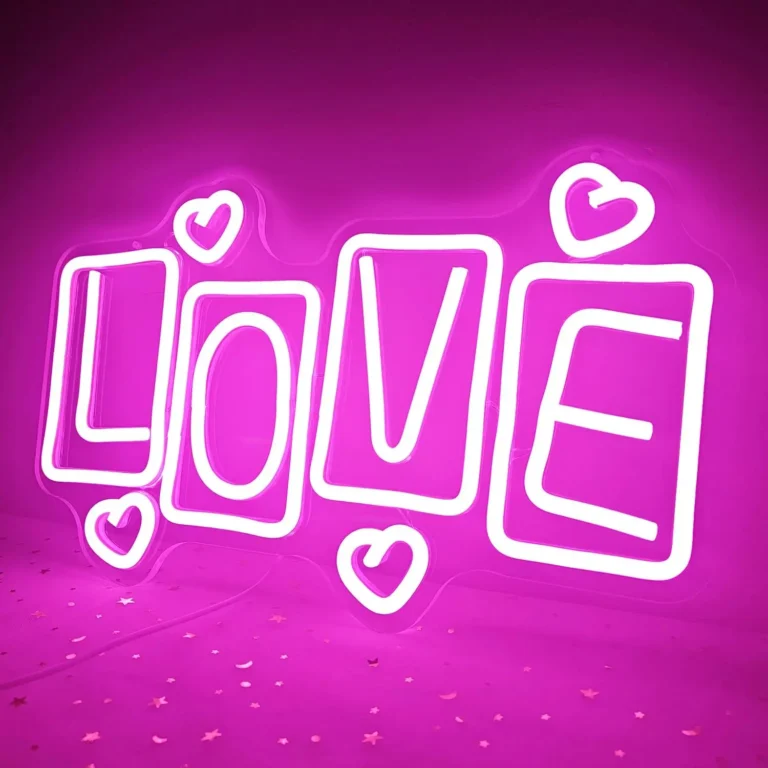 Neon Love Coeur 2