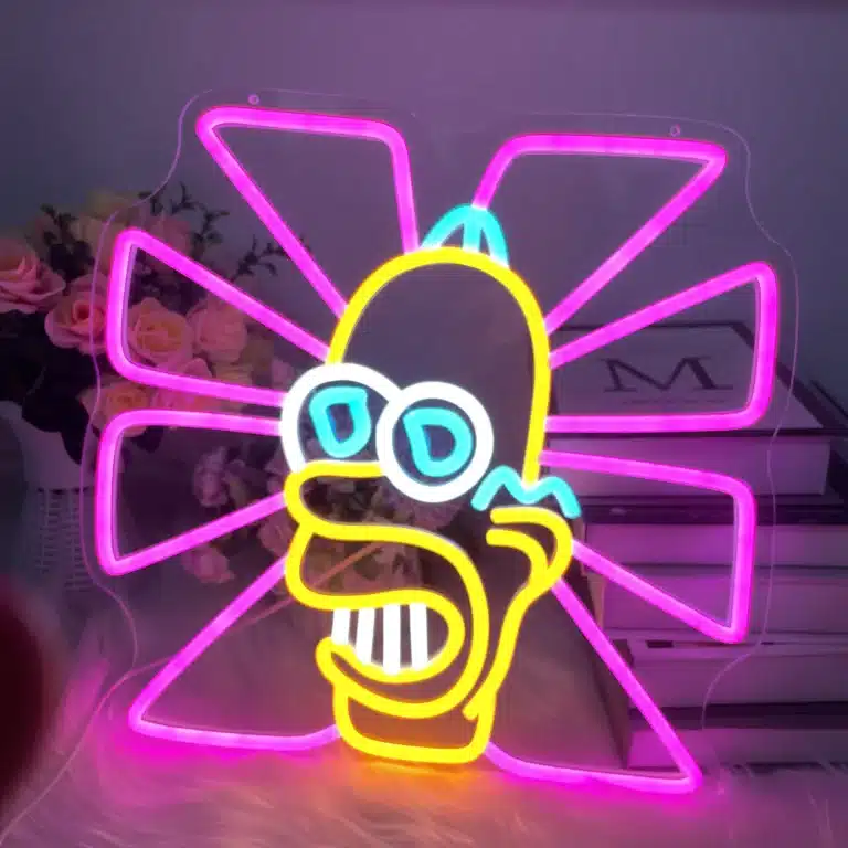 Neon Monsieur scintillant Homer Simpson 2
