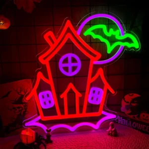 Neon Maison Hantée 1