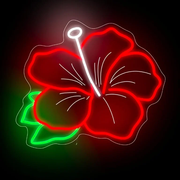 Neon Fleur d'Hibiscus 1