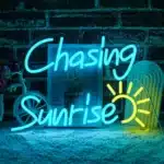 Neon Chasing Sunrise 1
