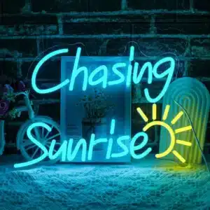 Neon Chasing Sunrise 1