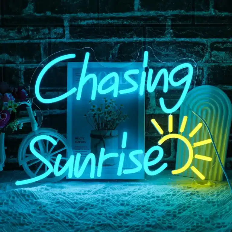 Neon Chasing Sunrise 1