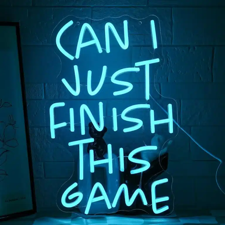 Neon Can I Just Finish This Game 1