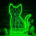 Neon Chat Squelette 1