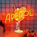 Neon Apérol Spritz Verre 1