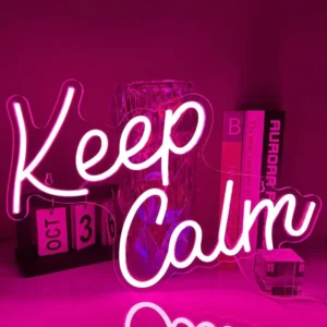 Neon Keep Calm 1