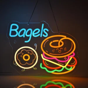 Neon Bagels 2