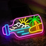 Neon Bouteille Plage 2