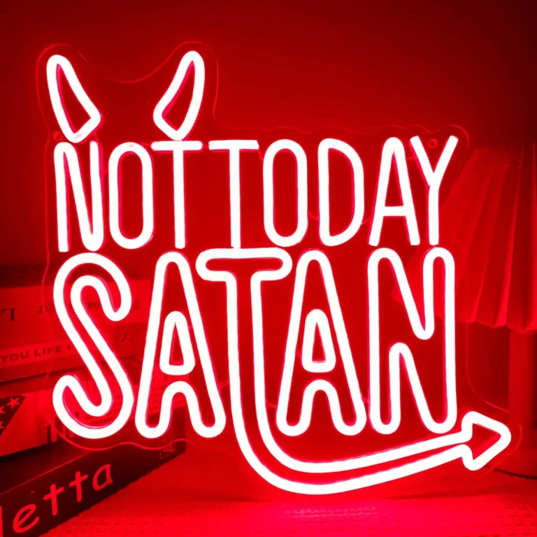 Neon Not Today Satan 1