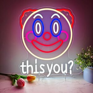 Neon Clown Meme This You