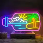 Neon Bouteille Plage 1