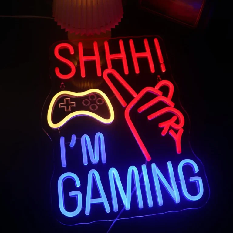 Neon Shhh I'm Gaming 2