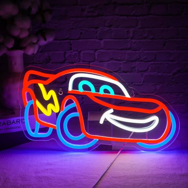 Neon Flash McQueen Cars
