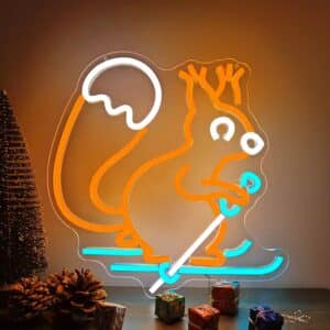 Neon Écureuil Ski