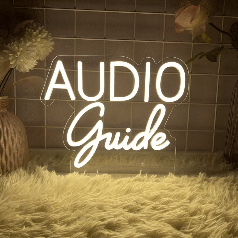 neon audio guide