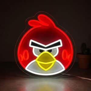 Neon LED Red Angry Birds