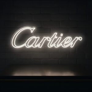 Neon Logo Cartier