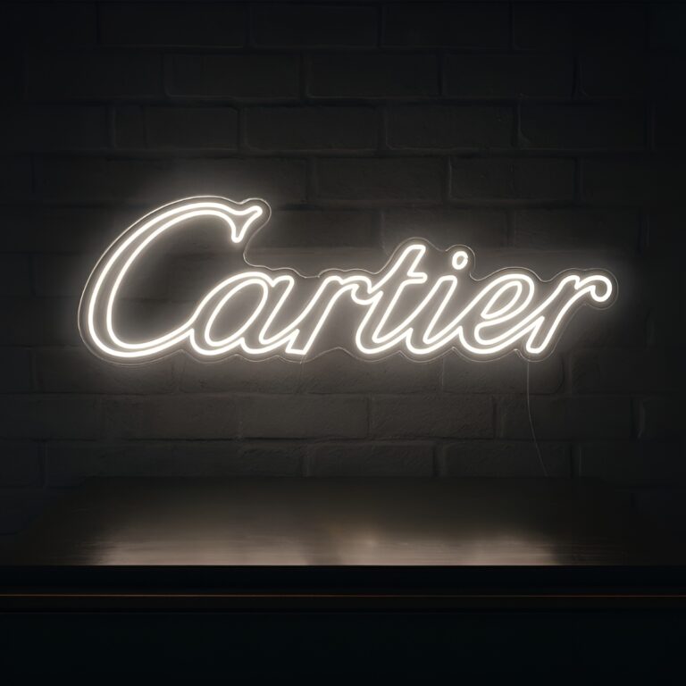 neon logo cartier (1)