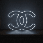 neon logo chanel