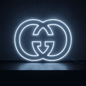 Neon Logo Gucci